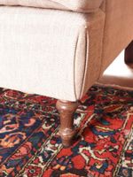 PAIRE DE CANAPES confortables de forme rectangulaire en toil… (photo 4)