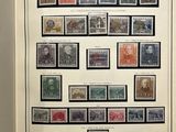 a picture of a picture of a collection of stamps on display