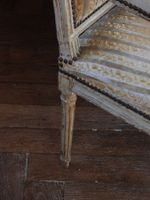 SUITE DE QUATRE FAUTEUILS en hêtre mouluré, sculpté et laqué… (photo 6)