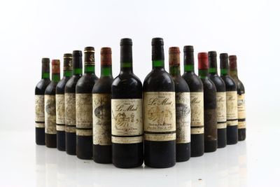 Réunion de 24 bouteilles de vin divers, en l'état.