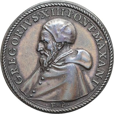 an image of a coin with a man in a robe on it