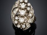 an antique diamond cluster ring