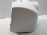 a white hand dryer sitting on a white table