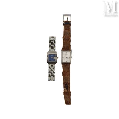 deux montres posées l'une à côté de l'autre