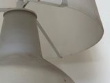 an image of a white table lamp with a white shade on it
