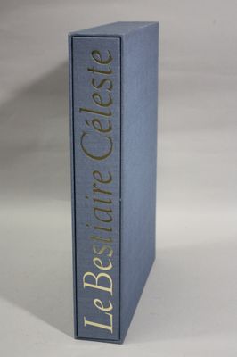 the book is blue and has gold lettering on it