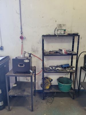 an image of a room that has a bunch of items on it