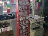 a display with a lot of items in the store