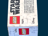 a box that has a lego star wars box on it