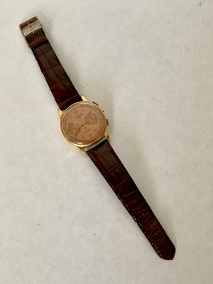 SCOPAS: Montre bracelet d'homme "chronographe"en or jaune 18…