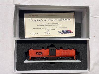 HO – NORBRASS – motrice DIESEL- Électrique Série 1306 bicolore orange/ - Photo 1