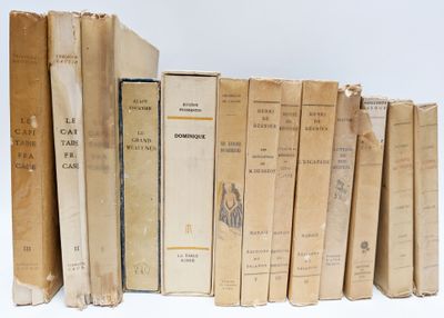 REUNION de 13 volumes brochés : - GAUTIER Théophile, "Le Cap…