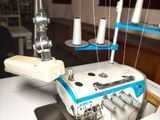 a sewing machine that is sitting on a table