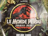 a movie poster for the movie jurassic park