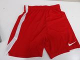 a close up of a pair of red shorts on a table