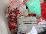 a box full of clothes and other items that are in it