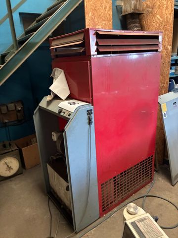 Deux chauffages d’atelier air pulsé