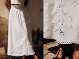 two pictures of a woman in a white dress and a woman in a white dress