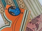 many different types of fabric on the table