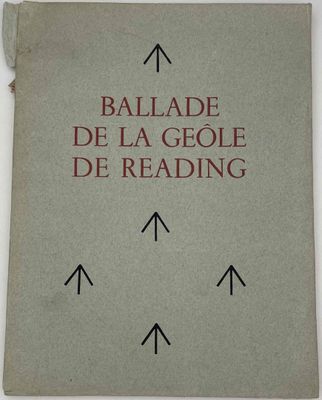 Oscar Wilde (1850-1900) Ballade DE LA GEÔLE DE Reading