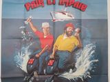 Affiche de cinéma française pour le film « », mettant en scène deux hommes à moto
