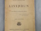 a close up of a book with a label on it