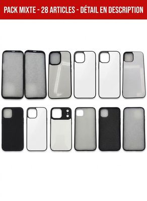 lot de 8 coques de protection pour iPhone XR