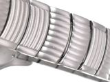 a close up of a watch that is on a white surface