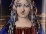 une image représentant un tableau d'une femme portant un voile