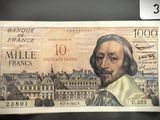 une image représentant un billet de banque sur lequel figure le portrait d'un homme