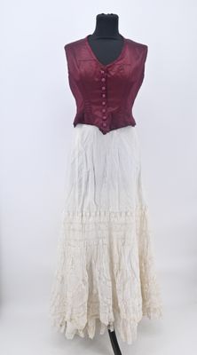 an image of a woman ' s dress on a mannequin mannequin stand