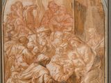 an image of a painting of a group of people in a room