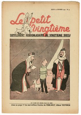 une vieille bande dessinée française représentant un homme et un chien