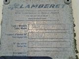 a sign on the side of a boat that says lambert