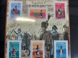a picture of a stamp with a picture of soldiers on it