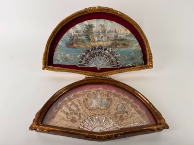 an image of a decorative box with a fan on top of it