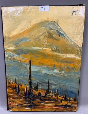 José JOZOU - Paysage en montagne