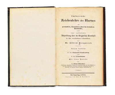 an open book with a title on it sitting on a white surface