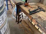a picture of a workbench with a lot of tools on it