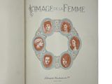 an open book with a picture of people in it