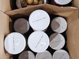 a box full of food that is sitting on the floor