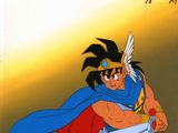 an image of a cartoon of a man with a sword in his hand