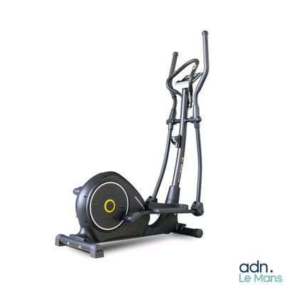 a close up of a stationary exercise bike on a white background