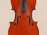 an old violin with a bow on a white background
