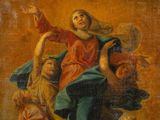 an image of a painting of a woman holding a child in her arms