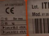 two pictures of a barcode with a bar code on it