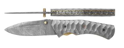 a knife that is sitting on top of a table