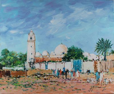 Guy LEGENDRE (1947) Petit village en Tunisie - Photo 1