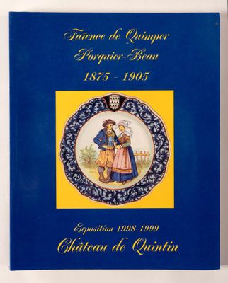 un livre bleu sur lequel figure la photo d'un homme et d'une femme
