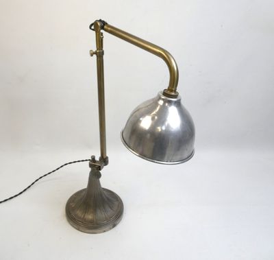 an image of a lamp that is on a table